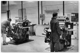 1970 – le due macchine tipografiche heidelberg “stella”.